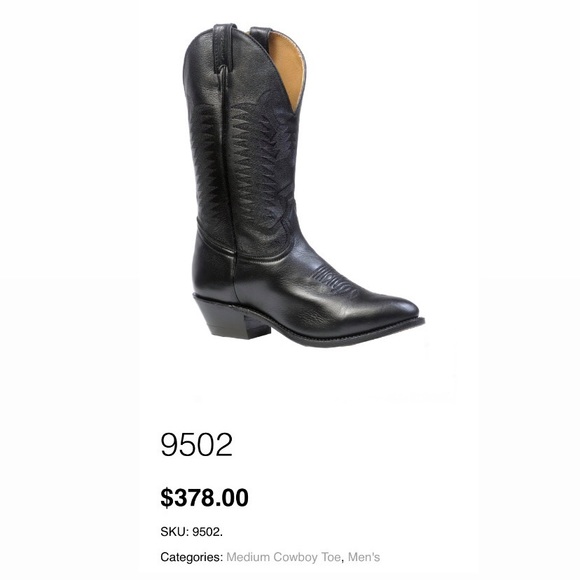 Boulet Cowboy boots (mens size 9) Made in Canda - Picture 2 of 16